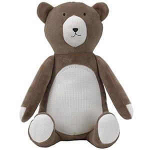 Bear Hugs Super Soft Plush, Brown/Ivory Bear